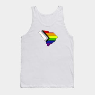 Progress pride flag - South Carolina Tank Top